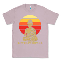 Lilac let that shit go buddha Classic Tee - artisFamous