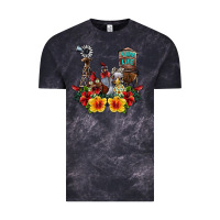 Cloud Black farm life chicken Vintage Tee - SublimationCraftShop