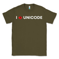 Army Green i � unicode Classic Tee - artisFamous