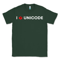 Sports Green i � unicode Classic Tee - artisFamous