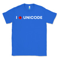 True Royal i � unicode Classic Tee - artisFamous