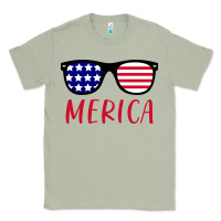 Matcha Merica Usa Flag Sunglasses 4th Of July Classic Tee - artisFamous