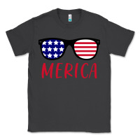 Smoke Merica Usa Flag Sunglasses 4th Of July Classic Tee - artisFamous