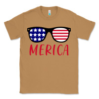 Toasted Coconut Merica Usa Flag Sunglasses 4th Of July Classic Tee - artisFamous