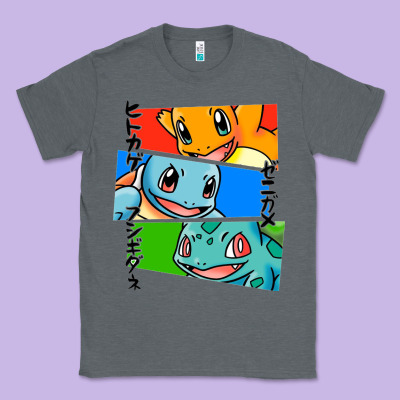 Kanto Starters Classic Tee Designed By Artisfamous