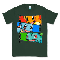 Sports Green kanto starters Classic Tee - artisFamous