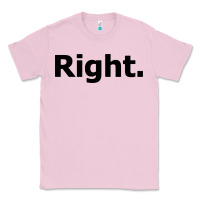 Bubblegum Pink right Classic Tee - artisFamous