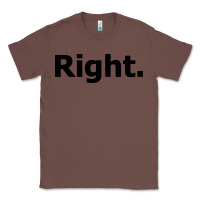 Chestnut right Classic Tee - artisFamous