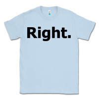 Dusty Blue right Classic Tee - artisFamous