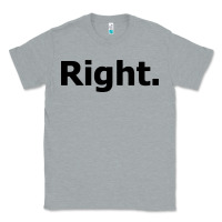 Heather Grey right Classic Tee - artisFamous