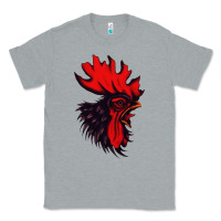 Heather Grey rooster Classic Tee - artisFamous
