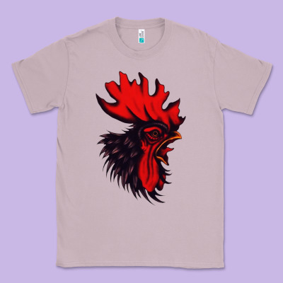 Rooster Classic Tee Designed By Artisfamous