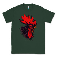 Sports Green rooster Classic Tee - artisFamous