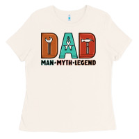 Bone dad man myth legend Ladies Tee - Artiststas