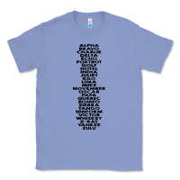 Colony Blue phonetic alphabet Classic Tee - artisFamous