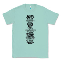 Seafoam phonetic alphabet Classic Tee - artisFamous