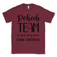 Burgundy physical therapy making a difference Classic Tee - artisFamous
