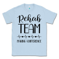 Dusty Blue physical therapy making a difference Classic Tee - artisFamous
