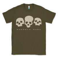 Army Green memento mori three skulls Classic Tee - artisFamous