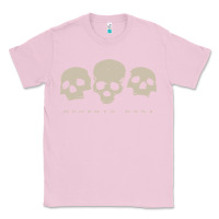 Bubblegum Pink memento mori three skulls Classic Tee - artisFamous