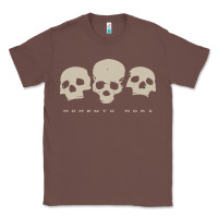 Chestnut memento mori three skulls Classic Tee - artisFamous