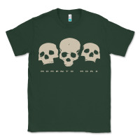 Sports Green memento mori three skulls Classic Tee - artisFamous