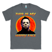 Charcoal Heather this is my happy face Classic Tee - artisFamous