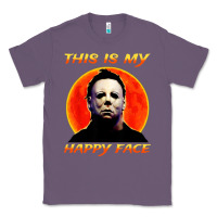 Lavender this is my happy face Classic Tee - artisFamous
