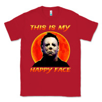 Red this is my happy face Classic Tee - artisFamous