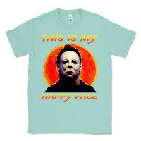 Seafoam this is my happy face Classic Tee - artisFamous