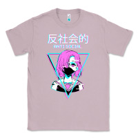 Lilac antisocial wave anime Classic Tee - artisFamous