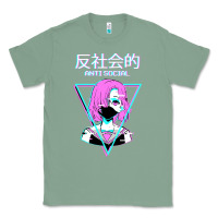 Sage antisocial wave anime Classic Tee - artisFamous