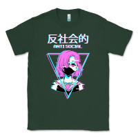 Sports Green antisocial wave anime Classic Tee - artisFamous