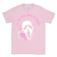 Bubblegum Pink scream ghost Classic Tee - artisFamous