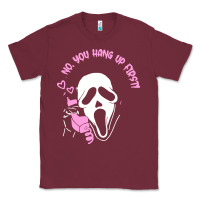 Burgundy scream ghost Classic Tee - artisFamous