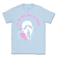 Dusty Blue scream ghost Classic Tee - artisFamous