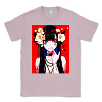 Lilac anime girl japanese Classic Tee - artisFamous