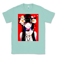 Seafoam anime girl japanese Classic Tee - artisFamous