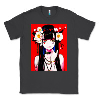 Smoke anime girl japanese Classic Tee - artisFamous
