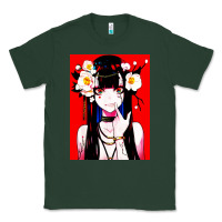 Sports Green anime girl japanese Classic Tee - artisFamous
