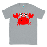 Heather Grey Red Crab Classic Tee - artisFamous