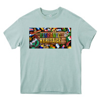 Hispanic Heritage License Plate Heavy Core Tee | Teevron