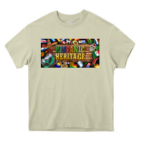 Mossy hispanic heritage license plate Heavy Core Tee - BundleAndBundleShop
