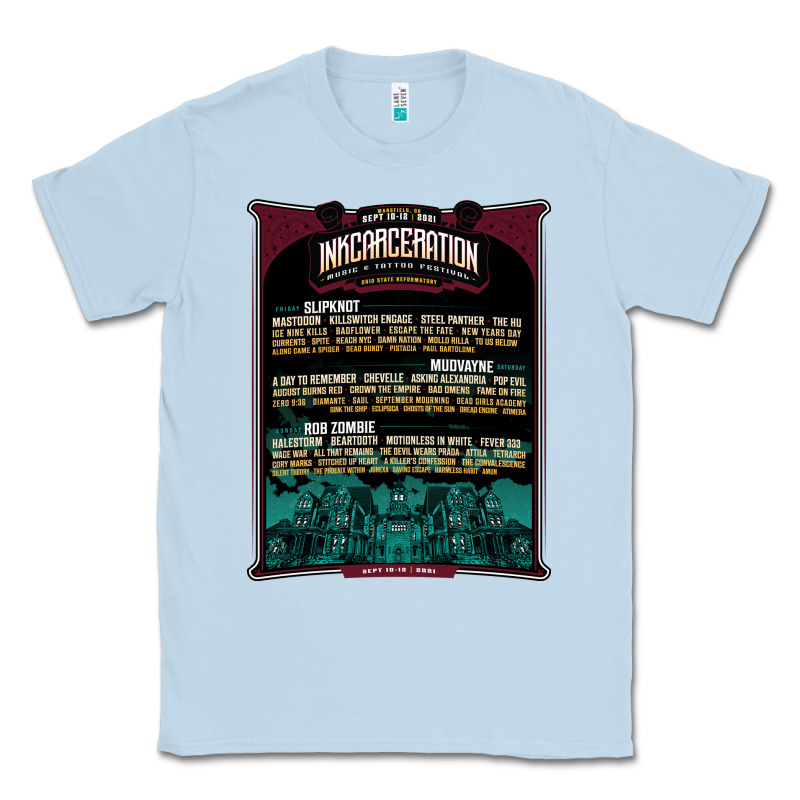Face Mask Mansfield Ohio Inkcarceration Lineup Classic Tee by artisFamous | Teevron
