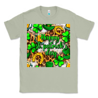 Matcha Happy St. Patrick's Day pattern digital paper Classic Tee - BundleAndBundleShop