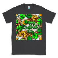 Smoke Happy St. Patrick's Day pattern digital paper Classic Tee - BundleAndBundleShop