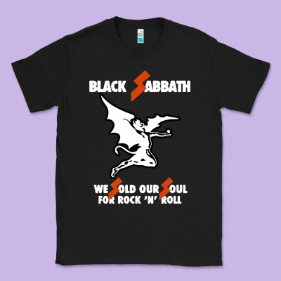 Black Rock And Roll Classic Tee Designed By Artisfamous