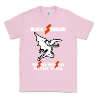 Bubblegum Pink black rock and roll Classic Tee - artisFamous