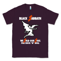 Plum black rock and roll Classic Tee - artisFamous