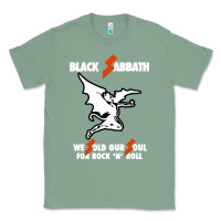 Sage black rock and roll Classic Tee - artisFamous